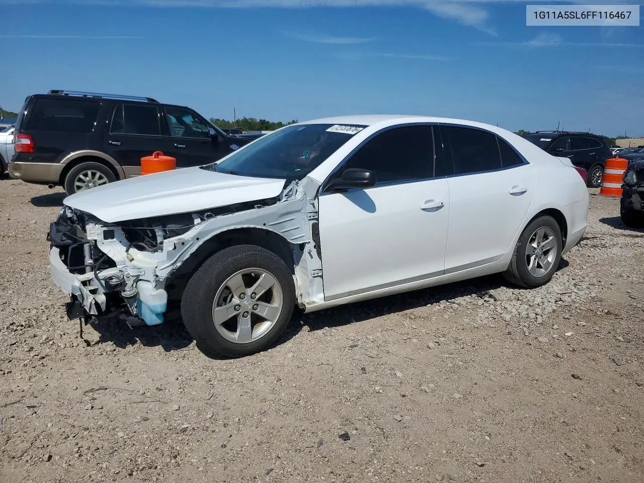 CHEVROLET MALIBU 2015, VIN 1G11A5SL6FF116467