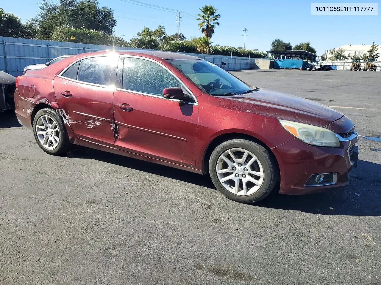 2015 CHEVROLET MALIBU VIN 1G11C5SL1FF117777 — фото 4