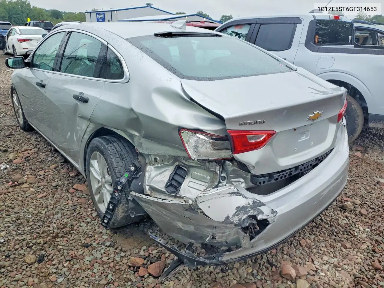 2016 CHEVROLET MALIBU VIN 1G1ZE5ST6GF314653 — фото 2