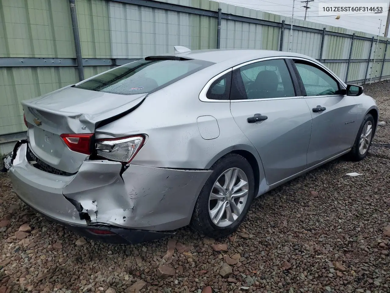2016 CHEVROLET MALIBU VIN 1G1ZE5ST6GF314653 — фото 3