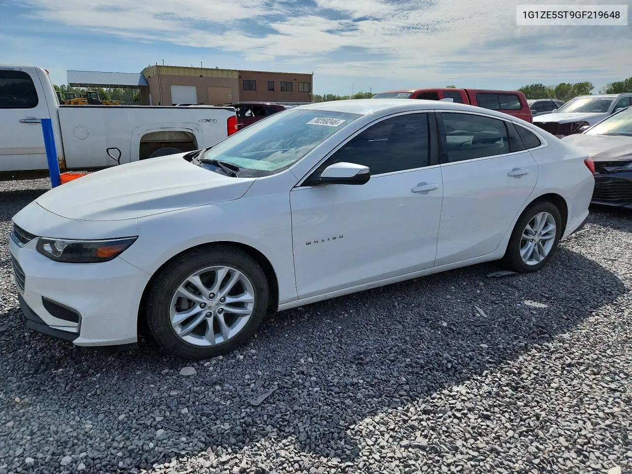 CHEVROLET MALIBU 2016, VIN 1G1ZE5ST9GF219648