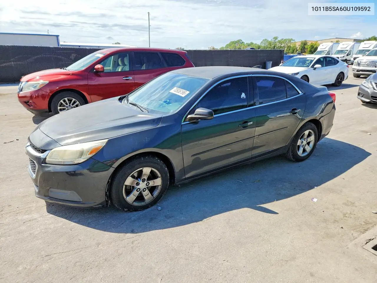 CHEVROLET MALIBU 2016, VIN 1G11B5SA6GU109592