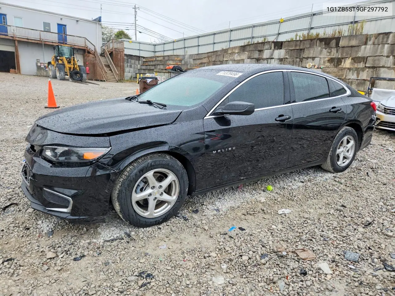 CHEVROLET MALIBU 2016, VIN 1G1ZB5ST9GF297792