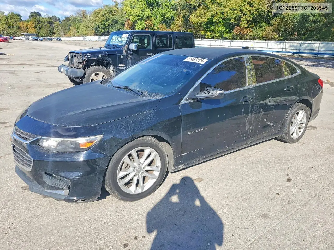 CHEVROLET MALIBU 2016, VIN 1G1ZE5ST7GF203545