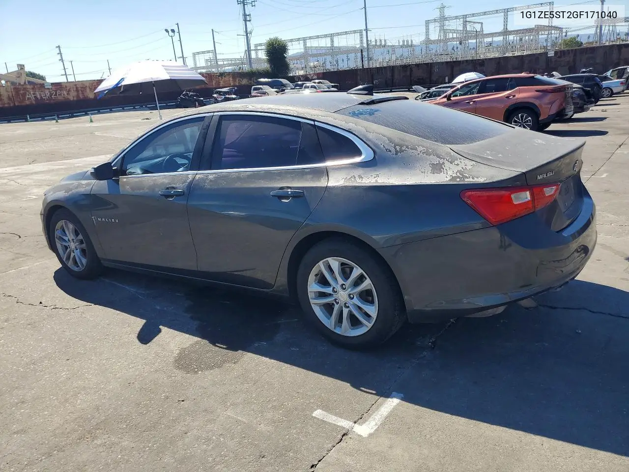 2016 CHEVROLET MALIBU VIN 1G1ZE5ST2GF171040 — фото 2