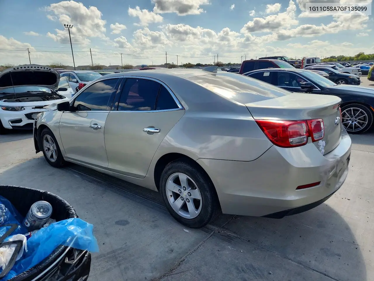 2016 CHEVROLET MALIBU VIN 1G11C5SA7GF135099 — фото 2
