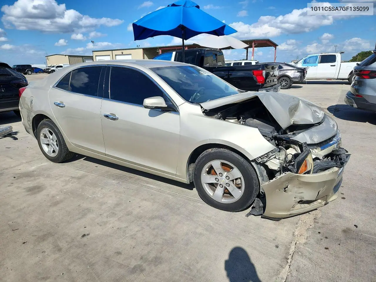 2016 CHEVROLET MALIBU VIN 1G11C5SA7GF135099 — фото 4