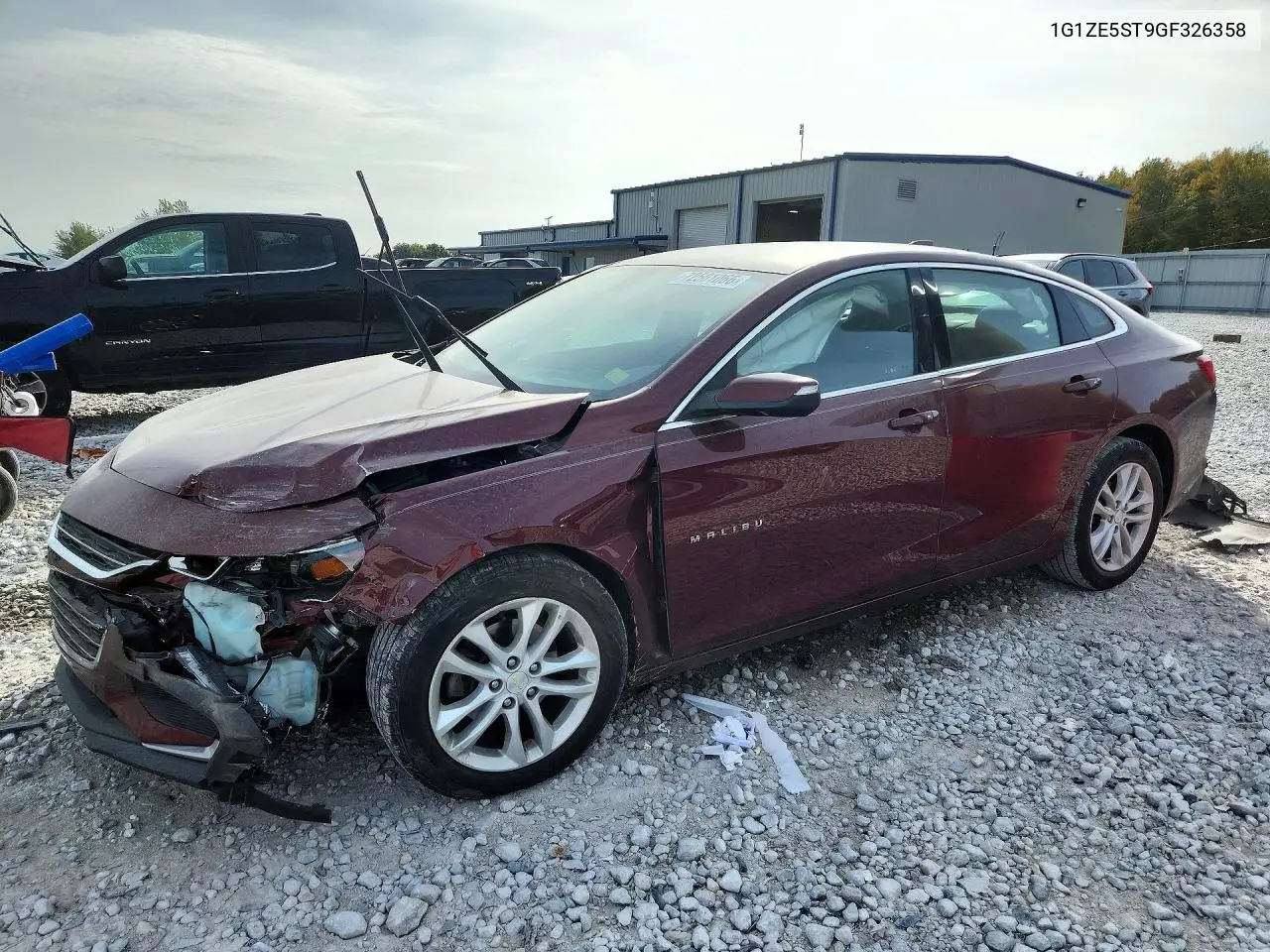 CHEVROLET MALIBU 2016, VIN 1G1ZE5ST9GF326358