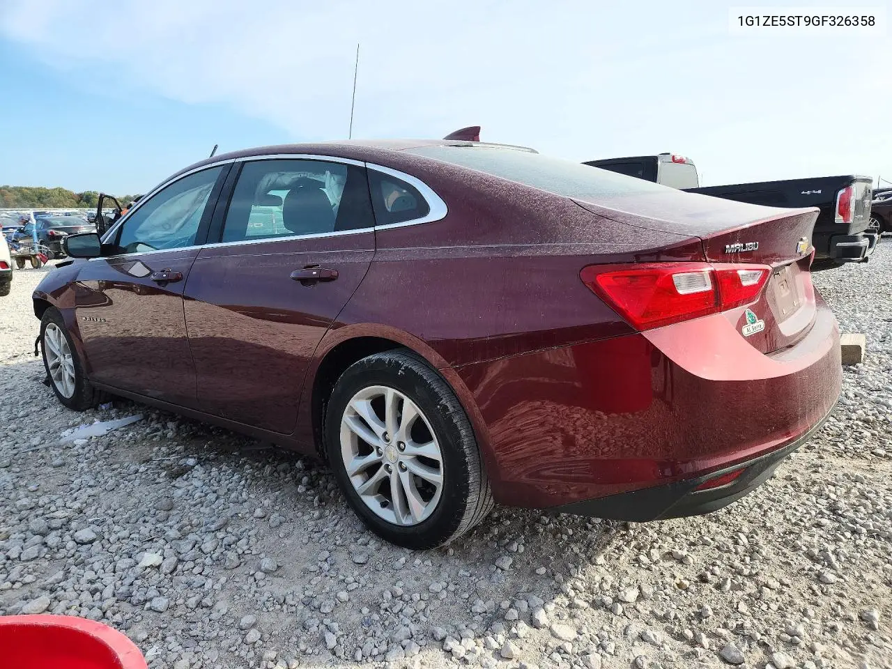 2016 CHEVROLET MALIBU VIN 1G1ZE5ST9GF326358 — фото 2