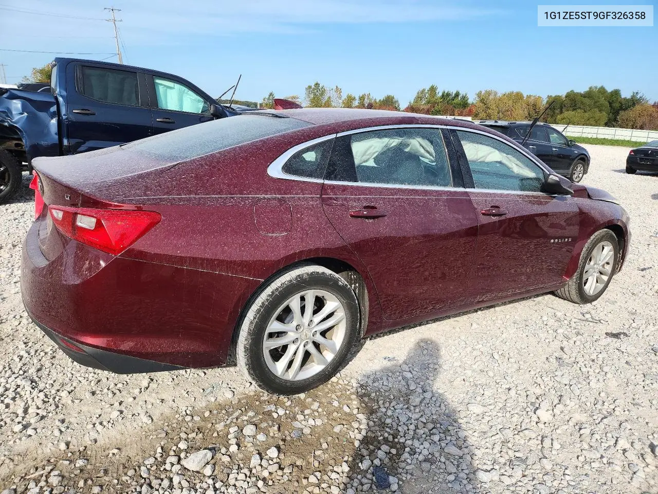 2016 CHEVROLET MALIBU VIN 1G1ZE5ST9GF326358 — фото 3