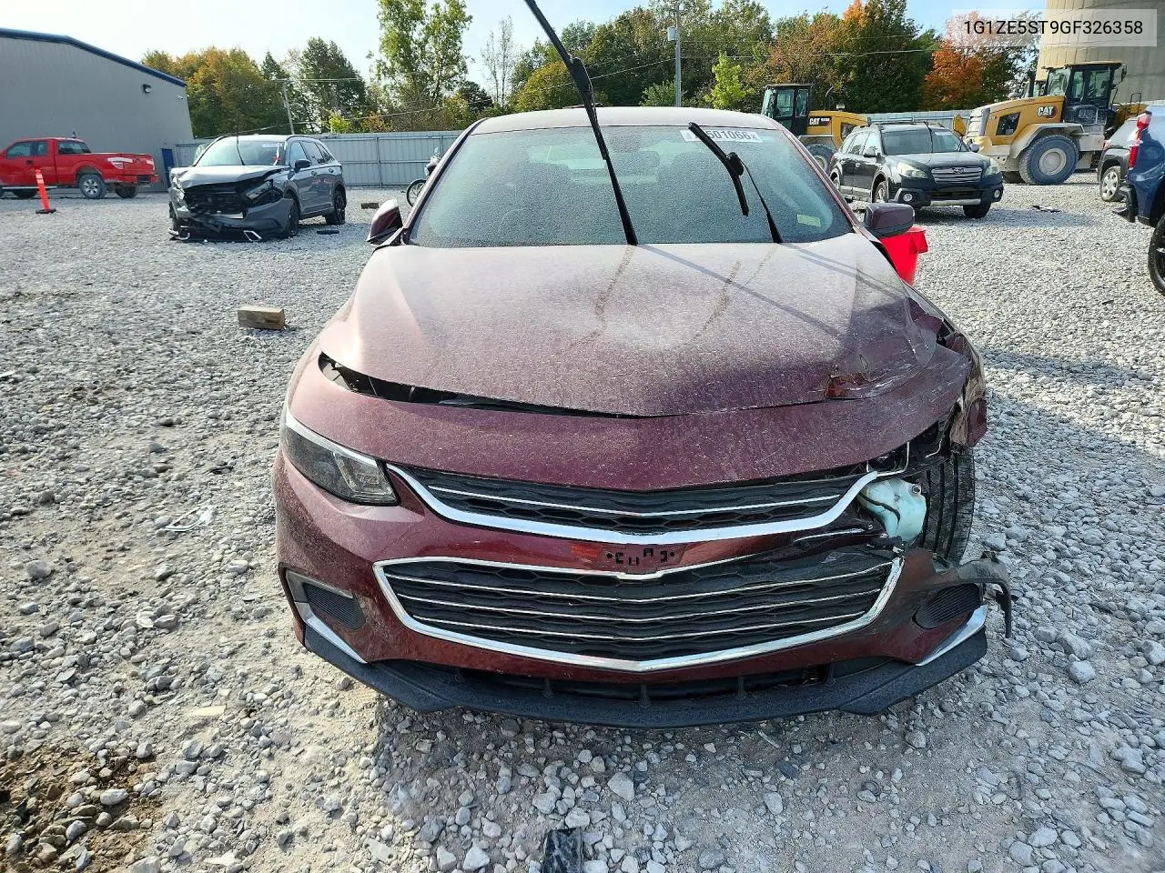 2016 CHEVROLET MALIBU VIN 1G1ZE5ST9GF326358 — фото 5