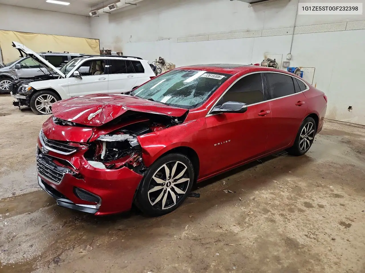 CHEVROLET MALIBU 2016, VIN 1G1ZE5ST0GF232398