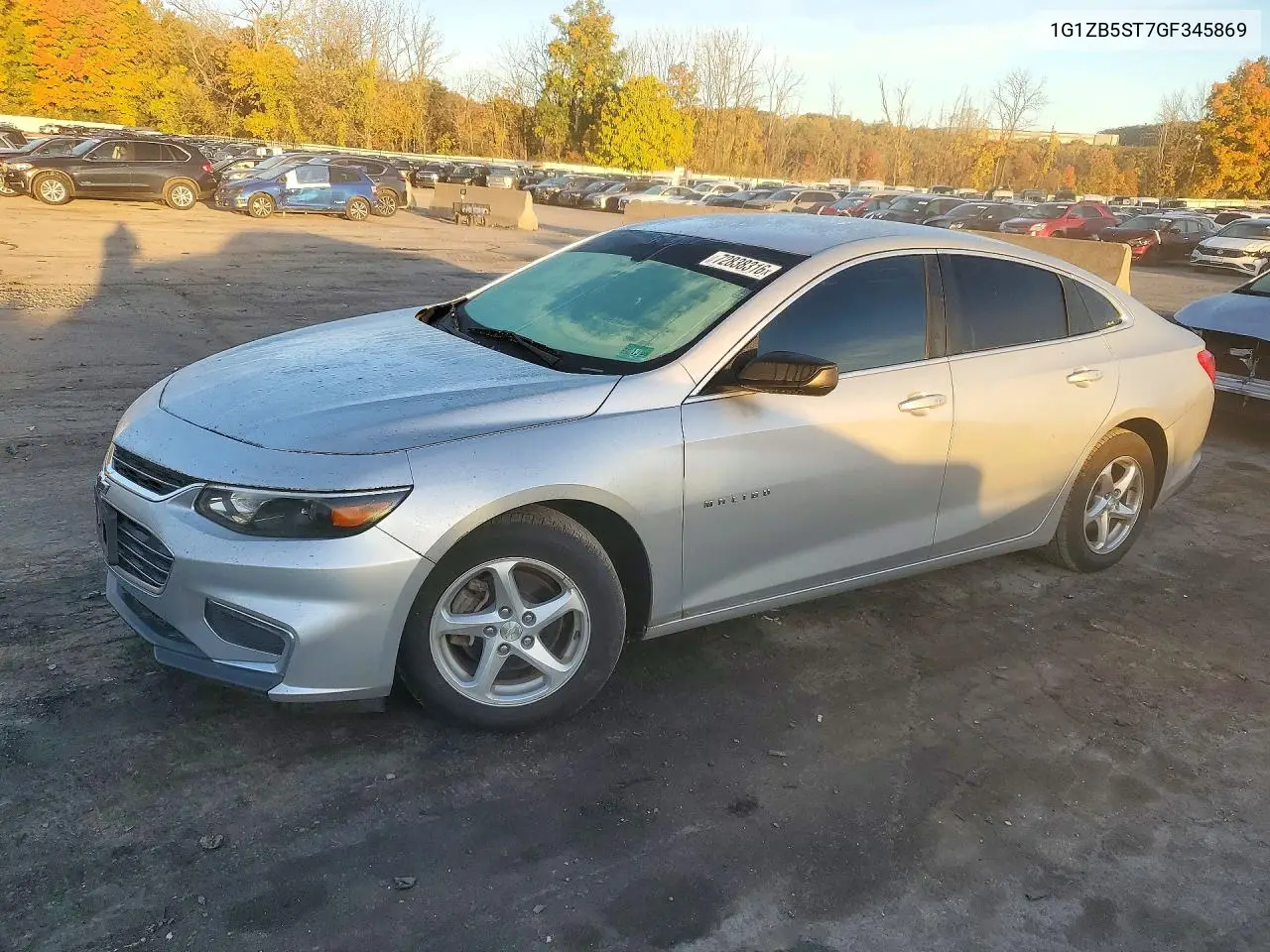 CHEVROLET MALIBU 2016, VIN 1G1ZB5ST7GF345869