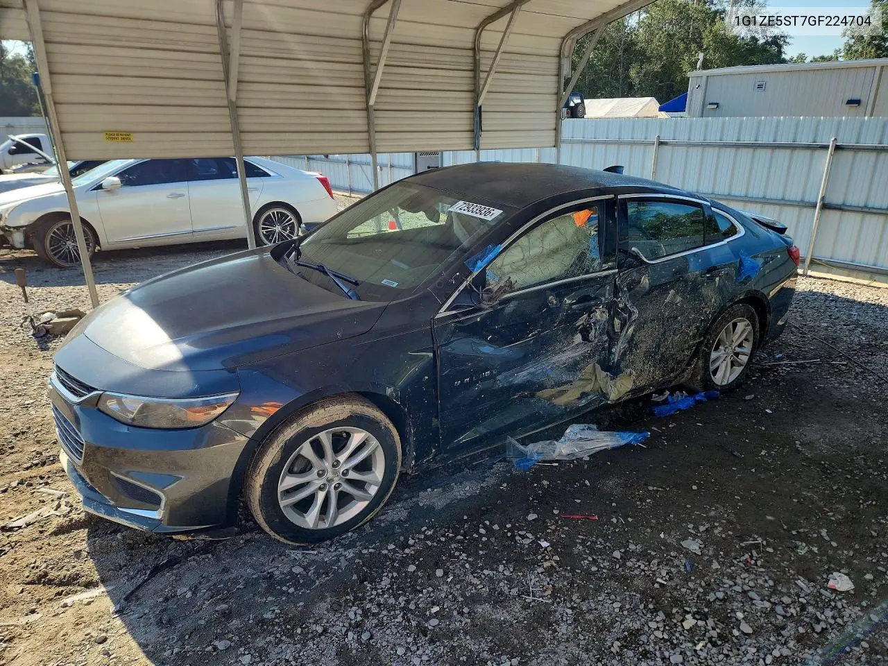 CHEVROLET MALIBU 2016, VIN 1G1ZE5ST7GF224704