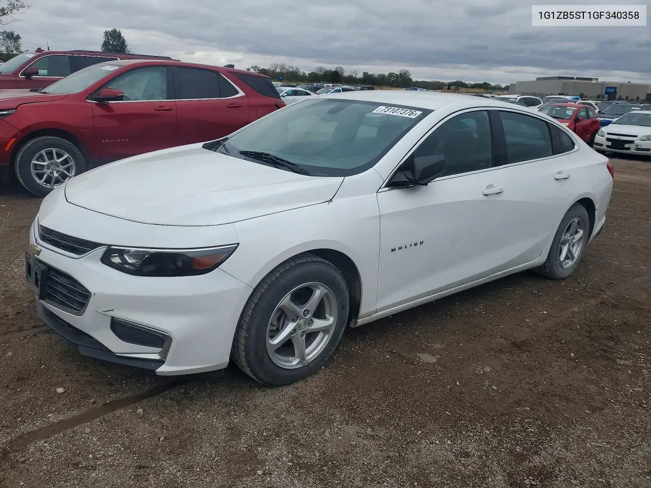 CHEVROLET MALIBU 2016, VIN 1G1ZB5ST1GF340358