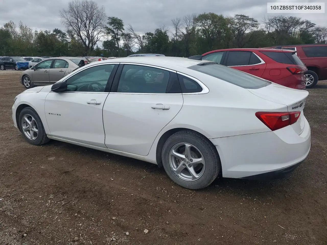 2016 CHEVROLET MALIBU VIN 1G1ZB5ST1GF340358 — фото 2