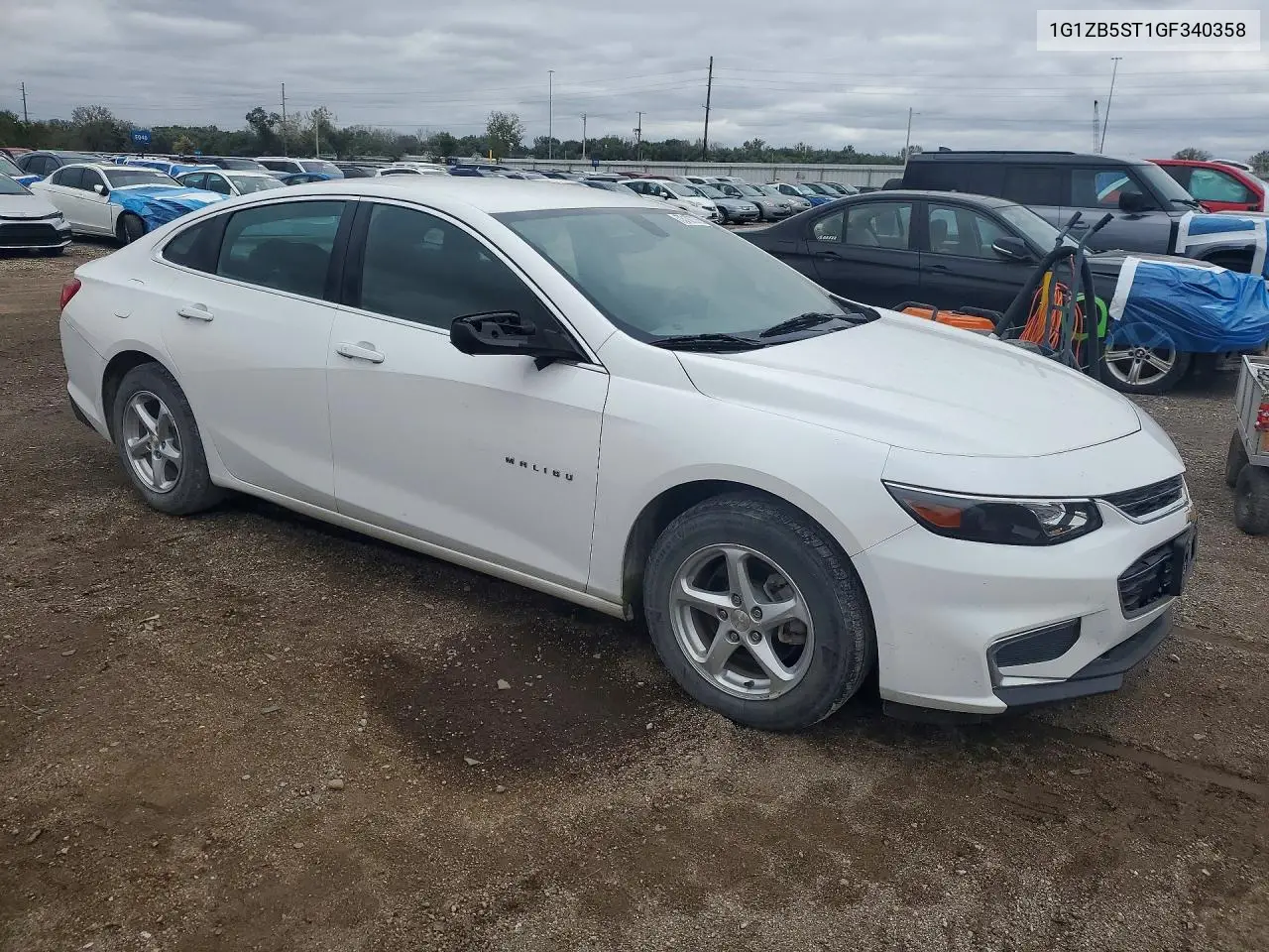 2016 CHEVROLET MALIBU VIN 1G1ZB5ST1GF340358 — фото 4