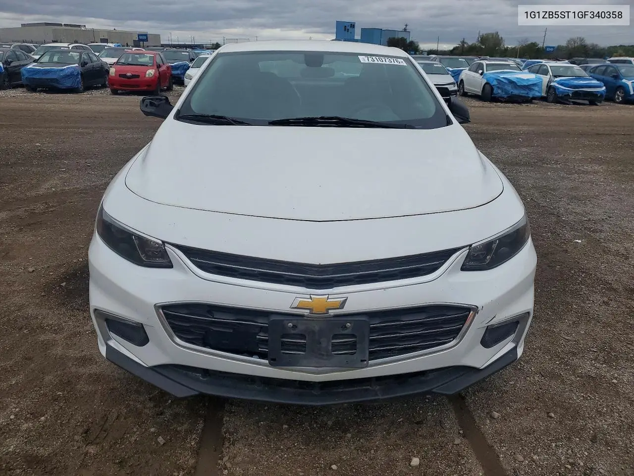 2016 CHEVROLET MALIBU VIN 1G1ZB5ST1GF340358 — фото 5