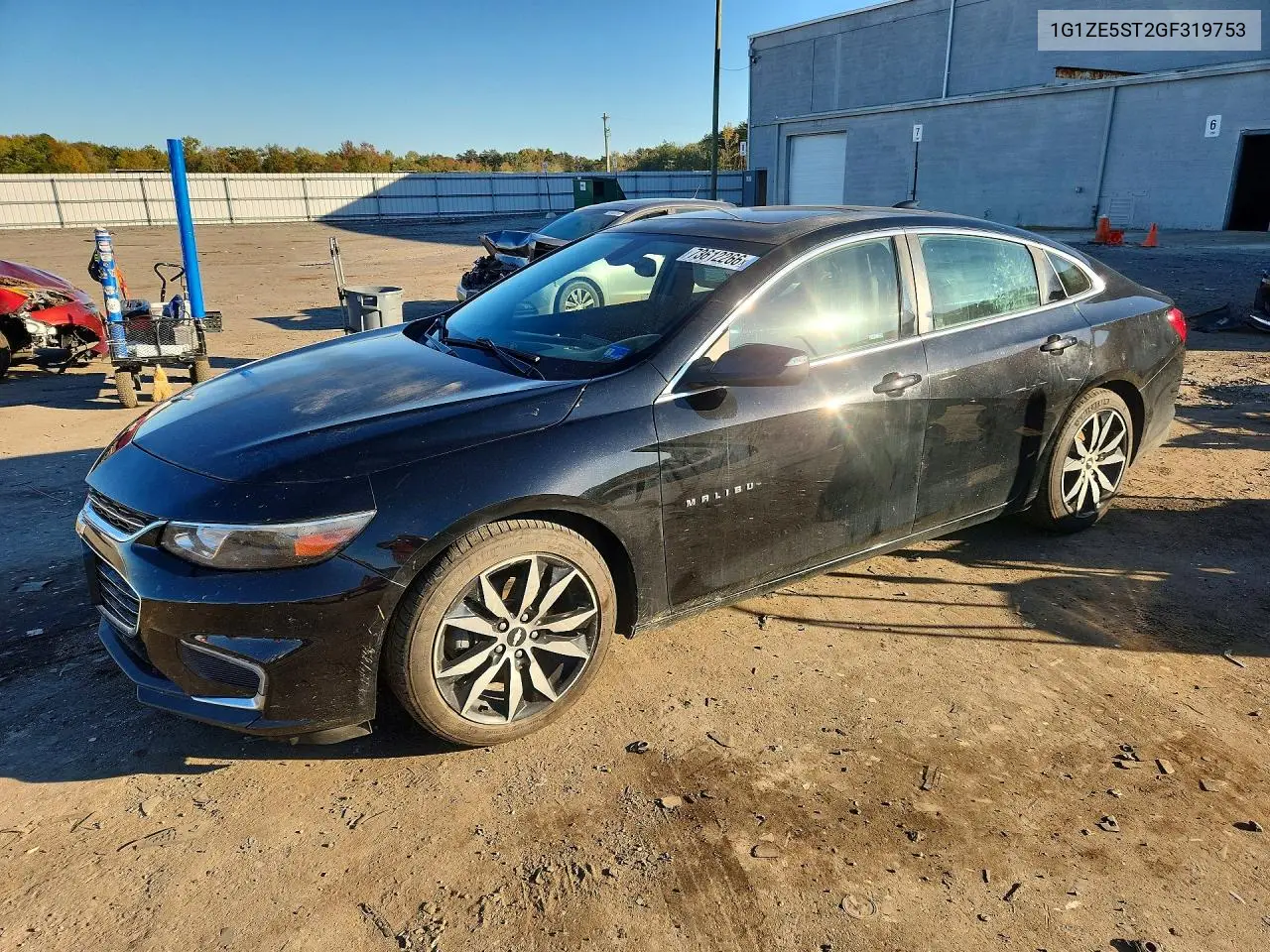 CHEVROLET MALIBU 2016, VIN 1G1ZE5ST2GF319753