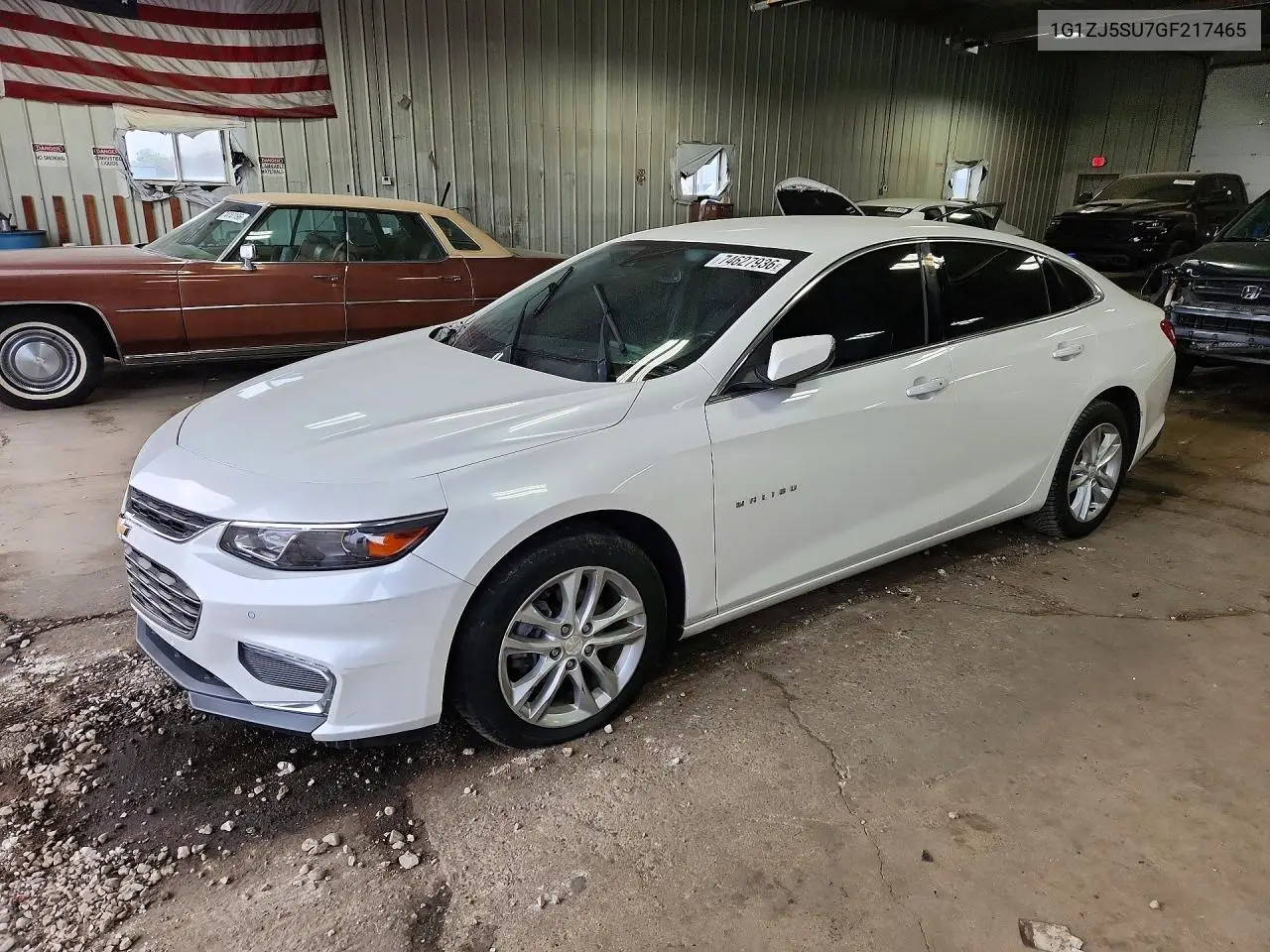 CHEVROLET MALIBU 2016, VIN 1G1ZJ5SU7GF217465