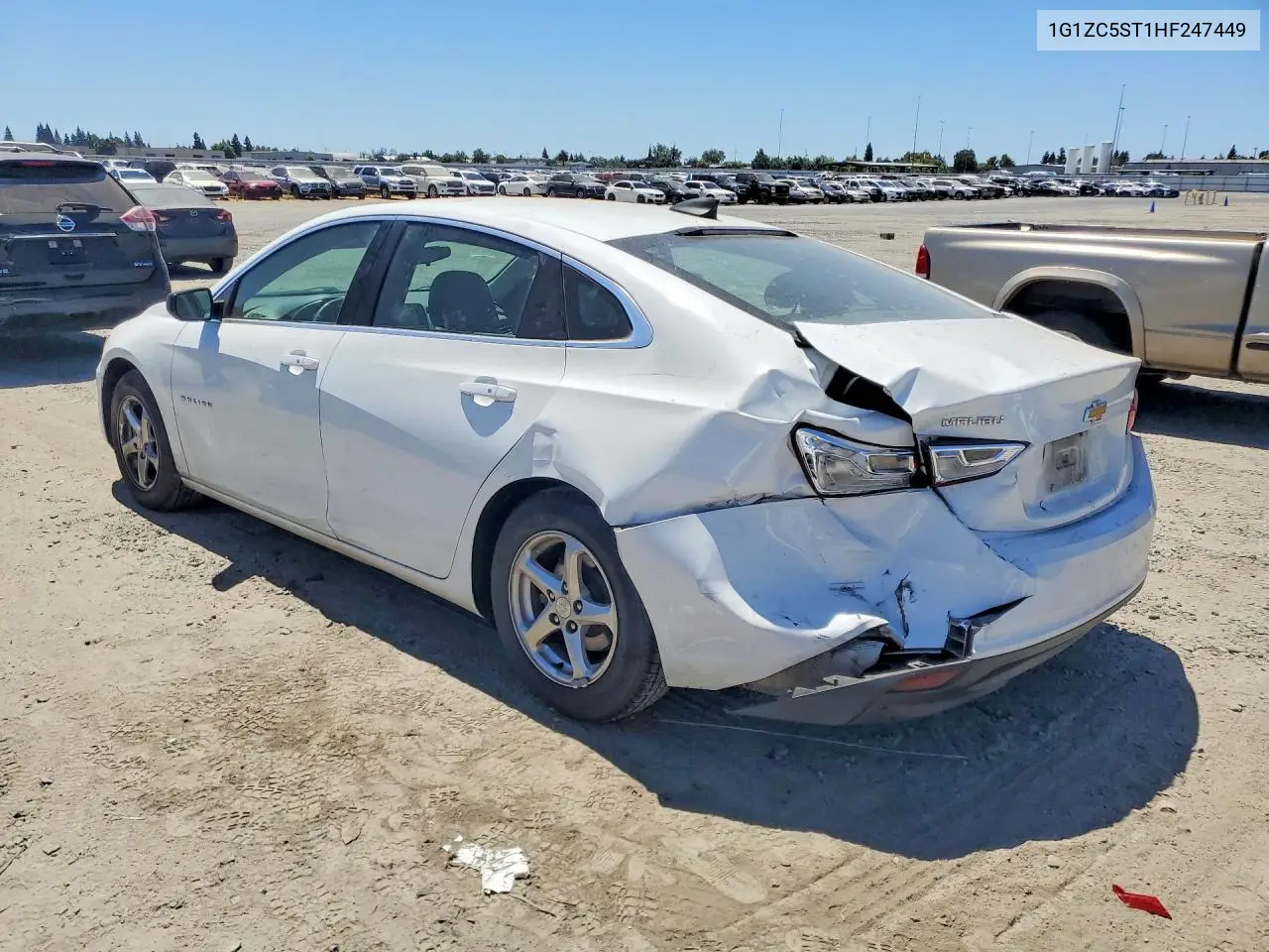 2017 CHEVROLET MALIBU VIN 1G1ZC5ST1HF247449 — фото 2