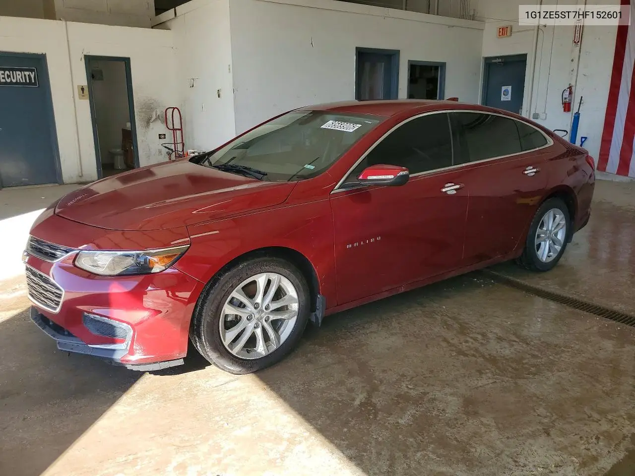 CHEVROLET MALIBU 2017, VIN 1G1ZE5ST7HF152601