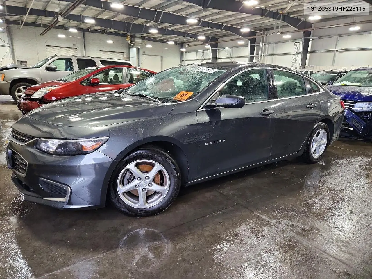 CHEVROLET MALIBU 2017, VIN 1G1ZC5ST9HF228115