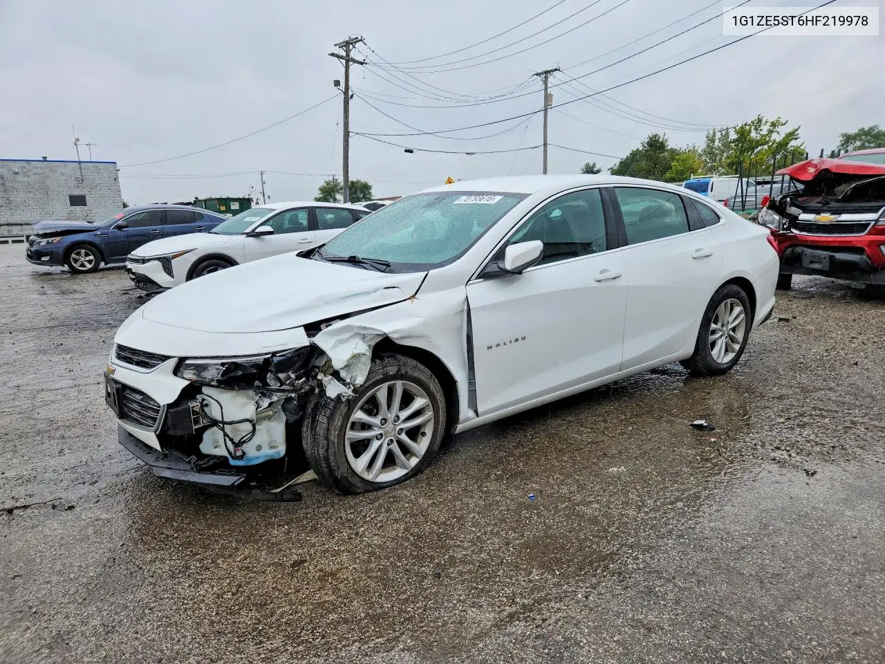 CHEVROLET MALIBU 2017, VIN 1G1ZE5ST6HF219978