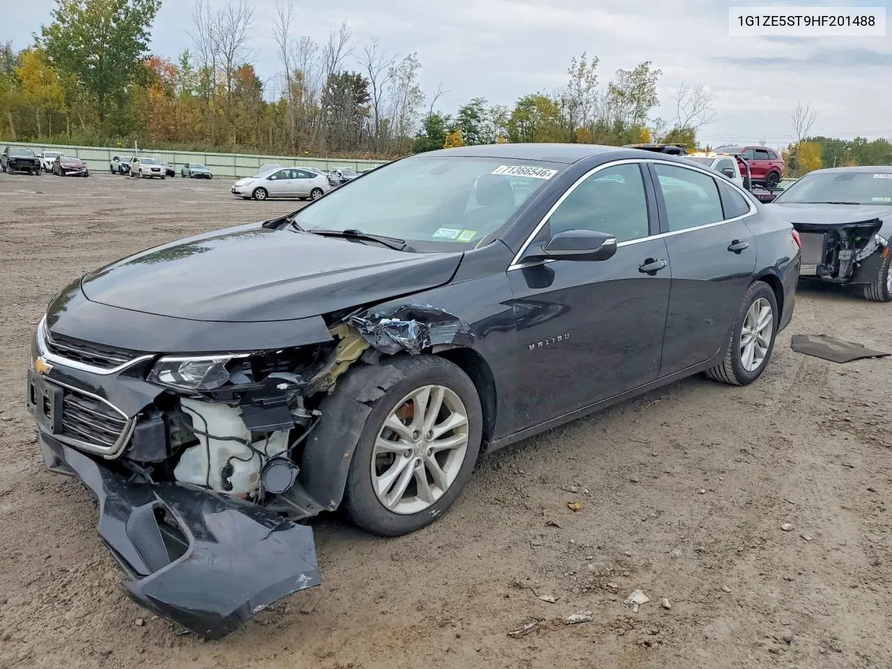 CHEVROLET MALIBU 2017, VIN 1G1ZE5ST9HF201488