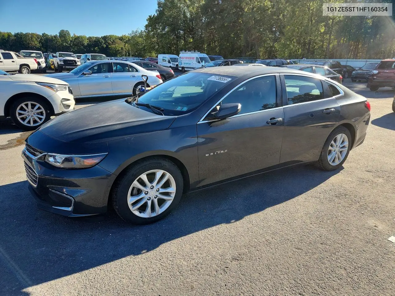 CHEVROLET MALIBU 2017, VIN 1G1ZE5ST1HF160354