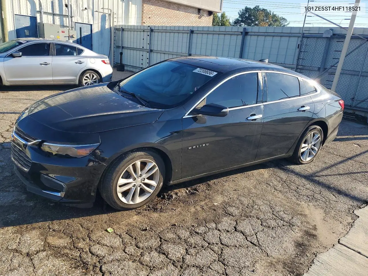 CHEVROLET MALIBU 2017, VIN 1G1ZE5ST4HF118521