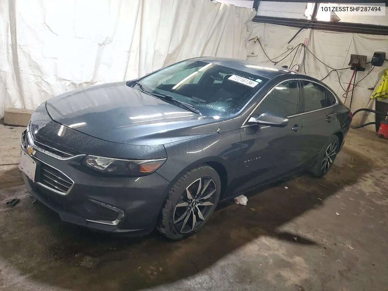 CHEVROLET MALIBU 2017, VIN 1G1ZE5ST5HF287494