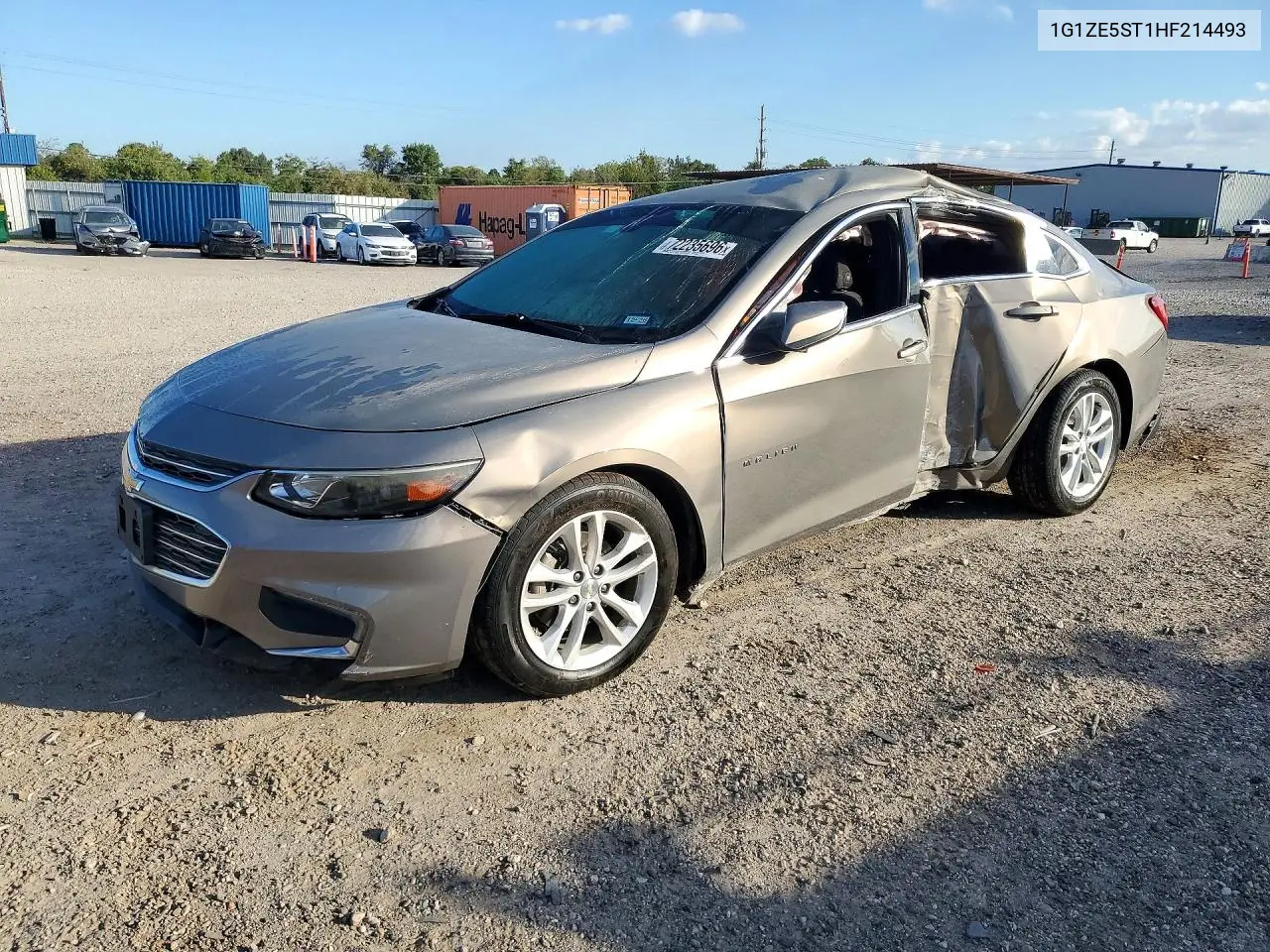 CHEVROLET MALIBU 2017, VIN 1G1ZE5ST1HF214493