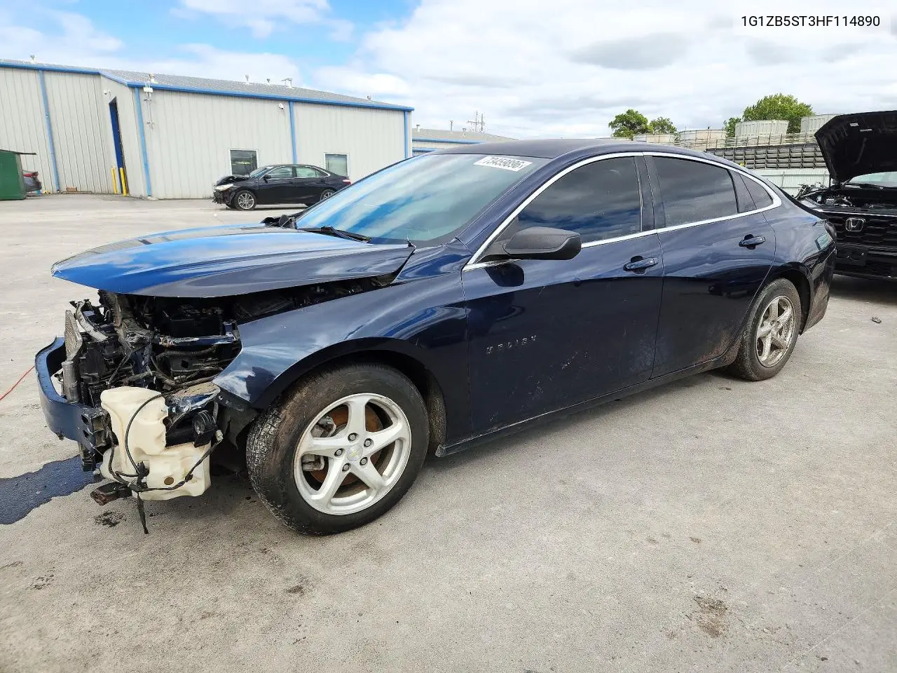 CHEVROLET MALIBU 2017, VIN 1G1ZB5ST3HF114890
