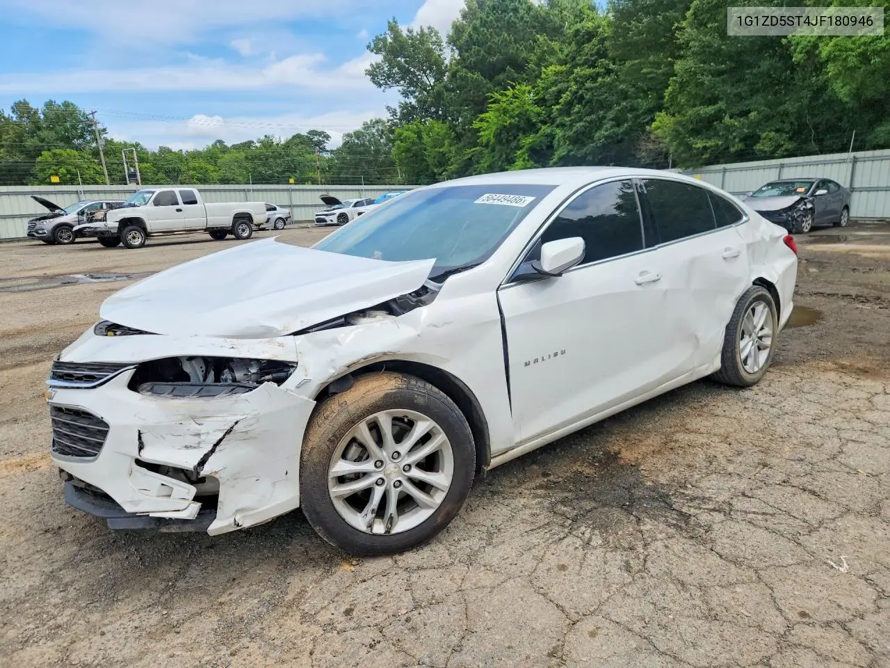 CHEVROLET MALIBU 2018, VIN 1G1ZD5ST4JF180946