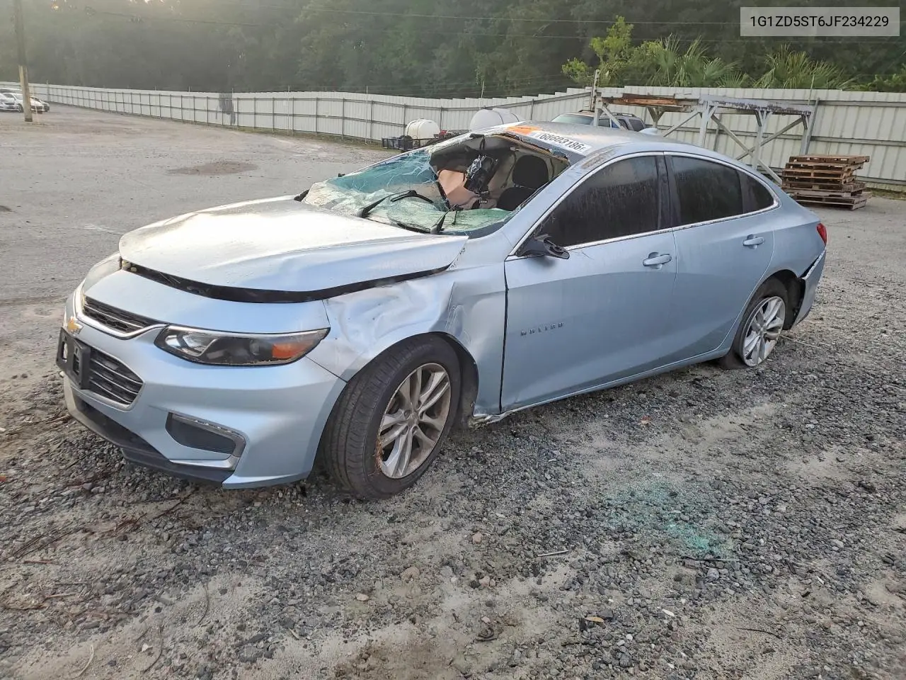 CHEVROLET MALIBU 2018, VIN 1G1ZD5ST6JF234229