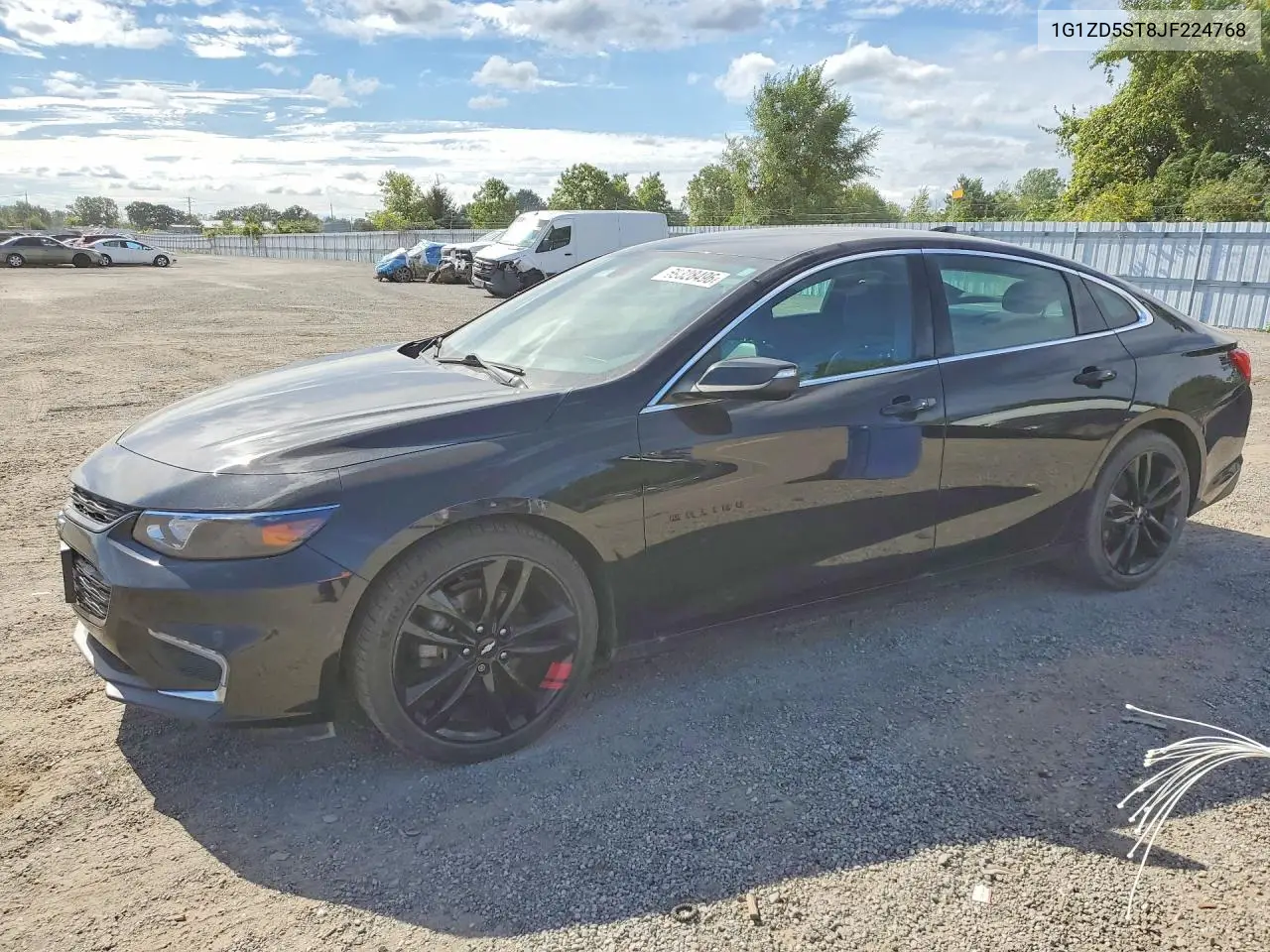 CHEVROLET MALIBU 2018, VIN 1G1ZD5ST8JF224768