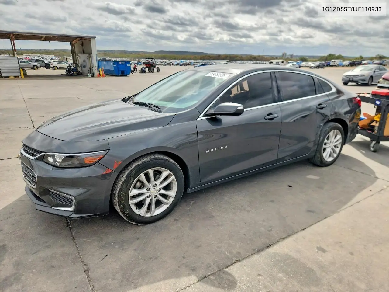 CHEVROLET MALIBU 2018, VIN 1G1ZD5ST8JF110933