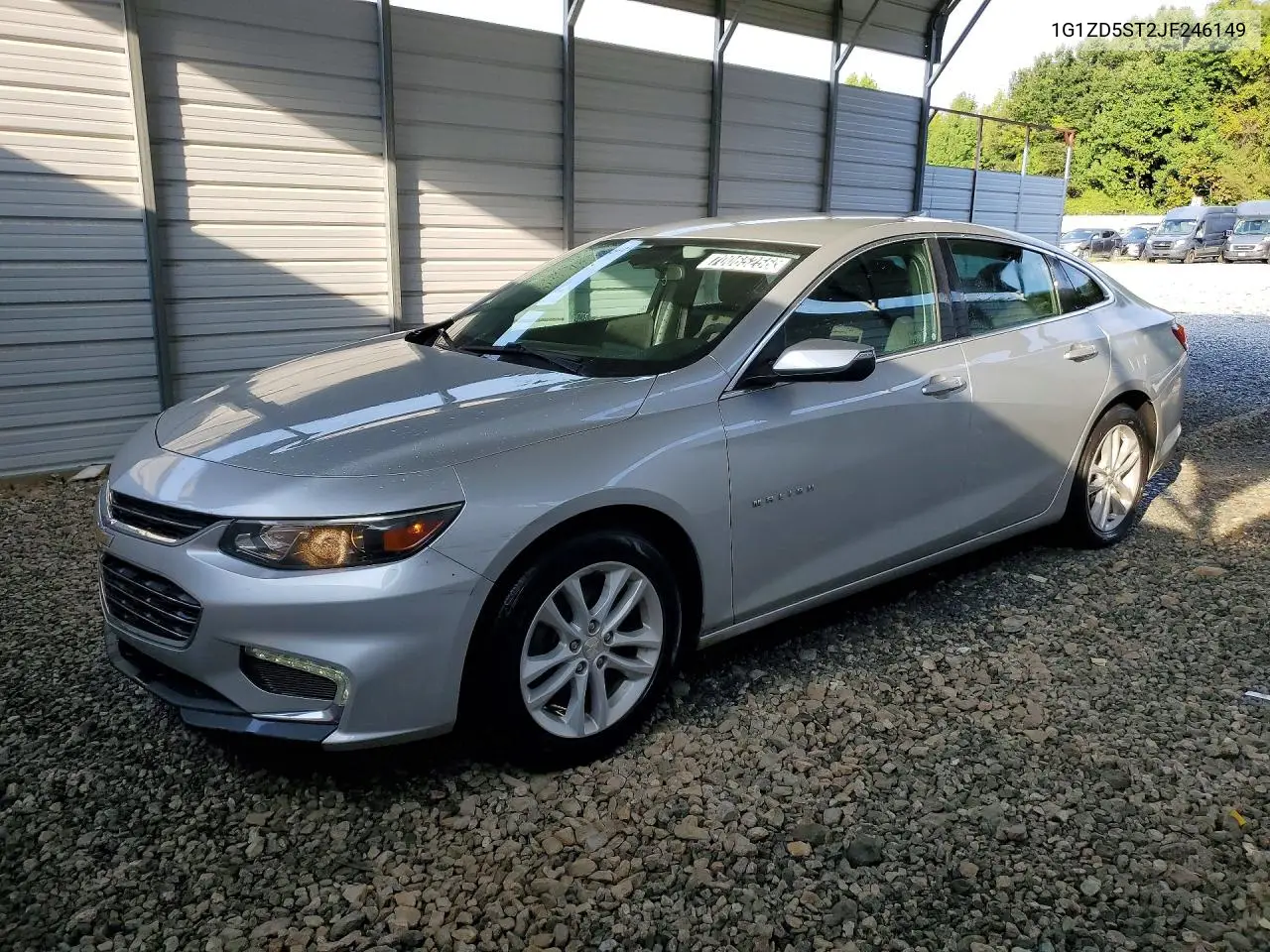 CHEVROLET MALIBU 2018, VIN 1G1ZD5ST2JF246149