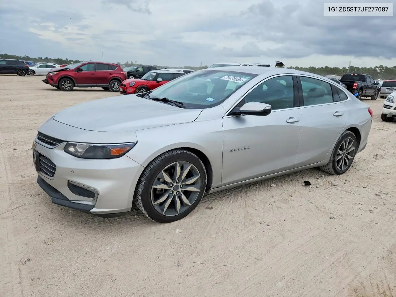 CHEVROLET MALIBU 2018, VIN 1G1ZD5ST7JF277087