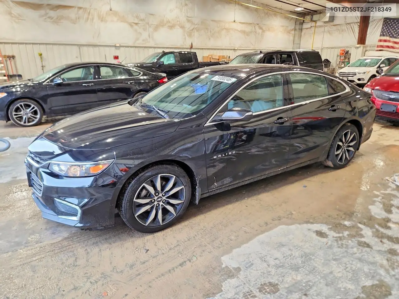 CHEVROLET MALIBU 2018, VIN 1G1ZD5ST2JF218349