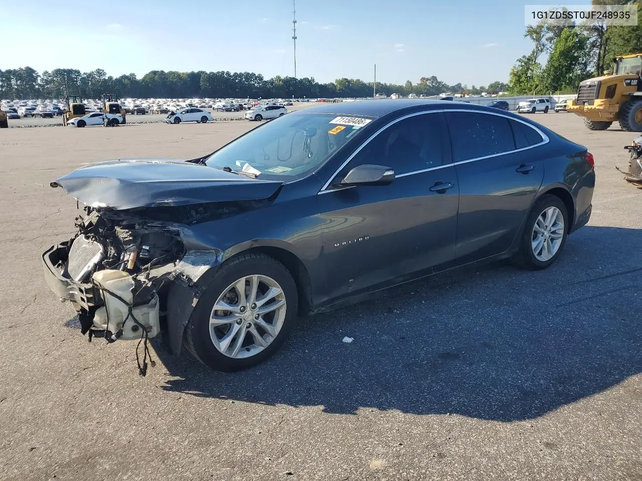 CHEVROLET MALIBU 2018, VIN 1G1ZD5ST0JF248935