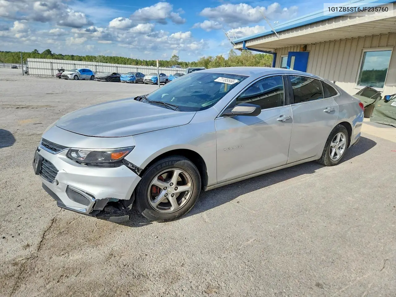 CHEVROLET MALIBU 2018, VIN 1G1ZB5ST6JF235760