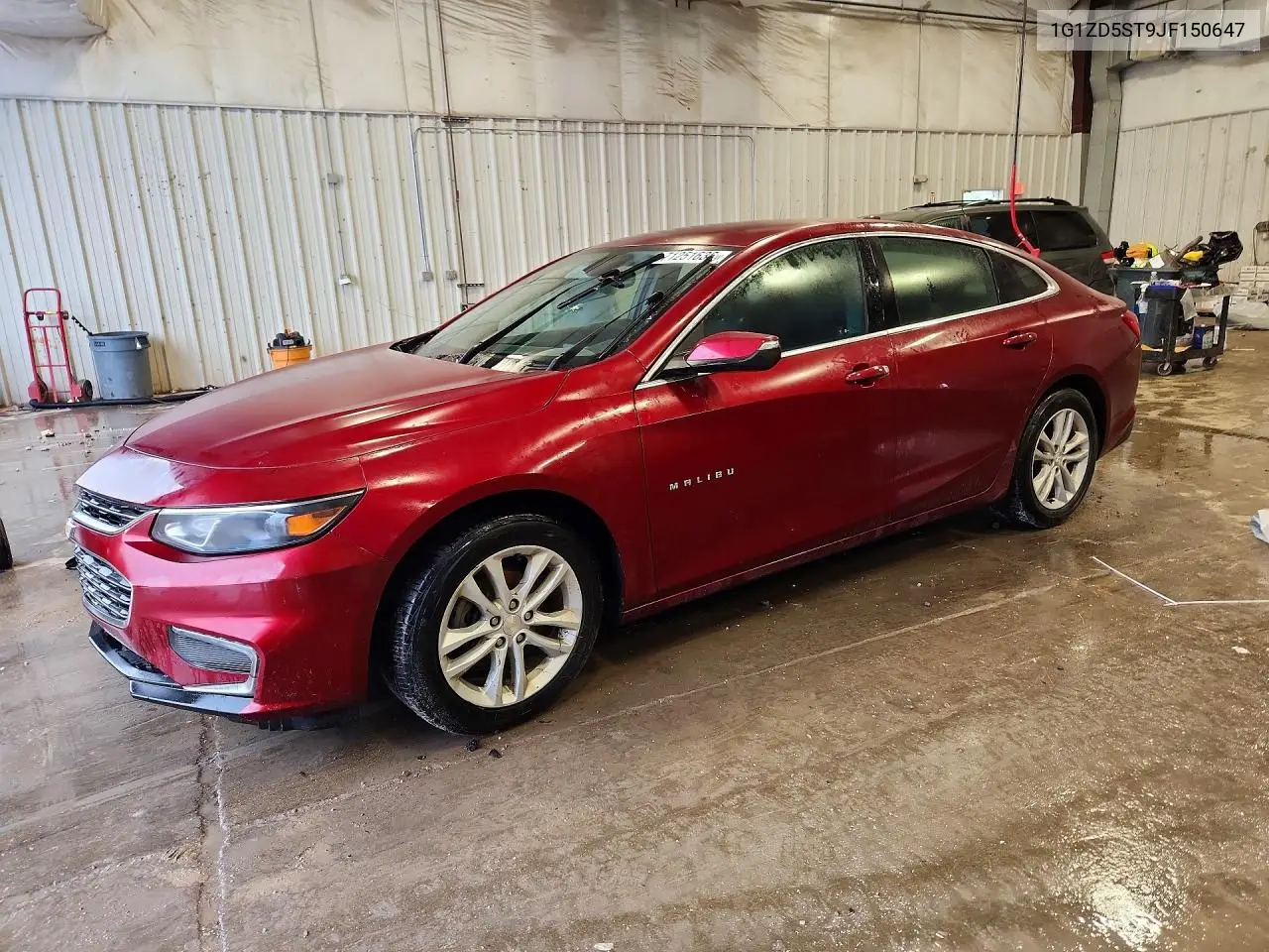 CHEVROLET MALIBU 2018, VIN 1G1ZD5ST9JF150647