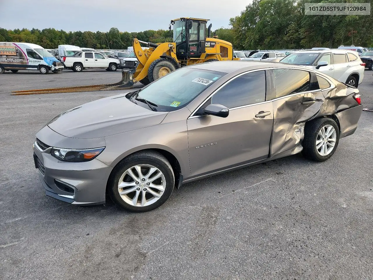 CHEVROLET MALIBU 2018, VIN 1G1ZD5ST9JF120984
