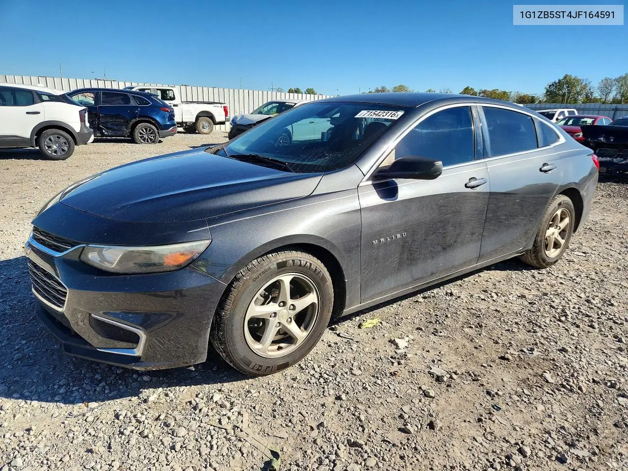 CHEVROLET MALIBU 2018, VIN 1G1ZB5ST4JF164591
