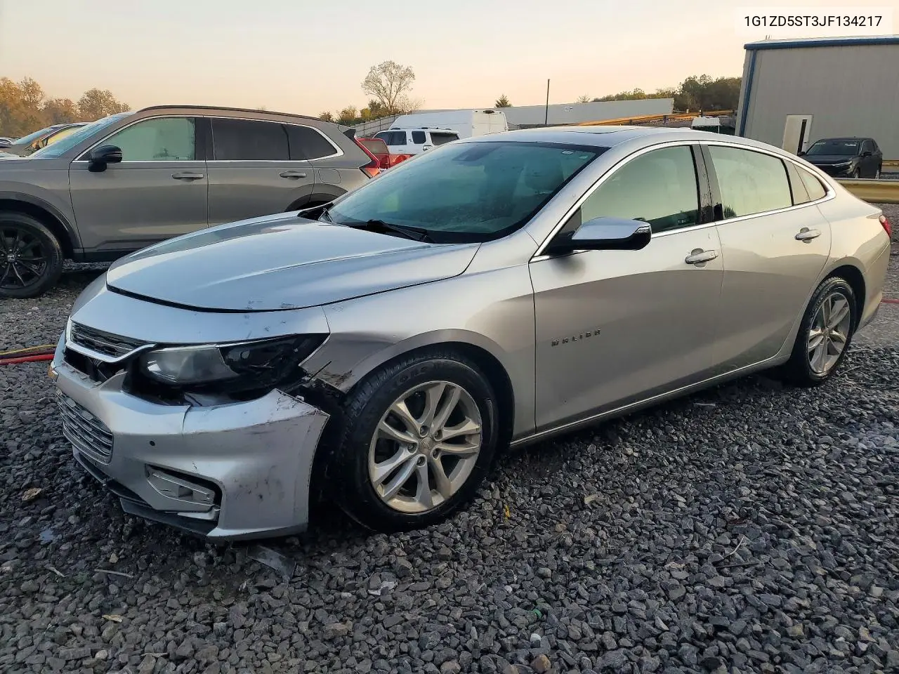 CHEVROLET MALIBU 2018, VIN 1G1ZD5ST3JF134217