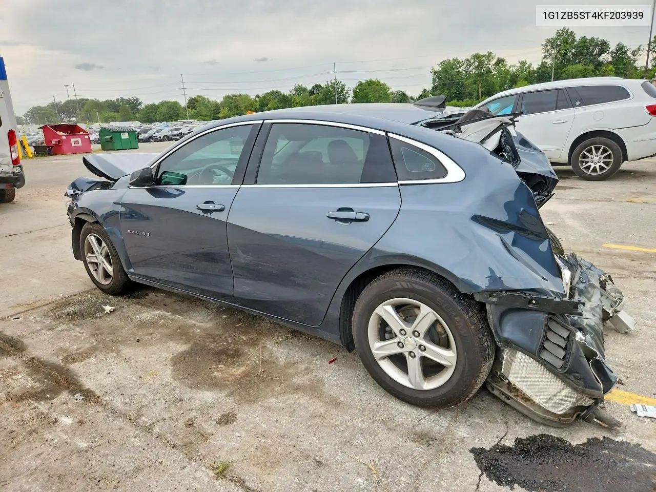 2019 CHEVROLET MALIBU VIN 1G1ZB5ST4KF203939 — фото 2