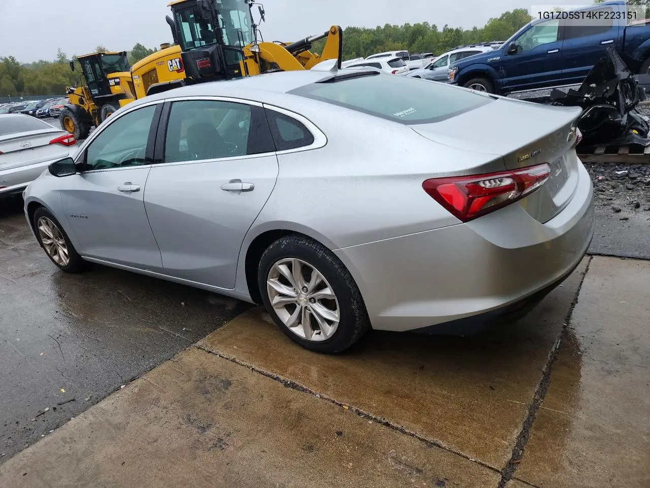 2019 CHEVROLET MALIBU VIN 1G1ZD5ST4KF223151 — фото 2