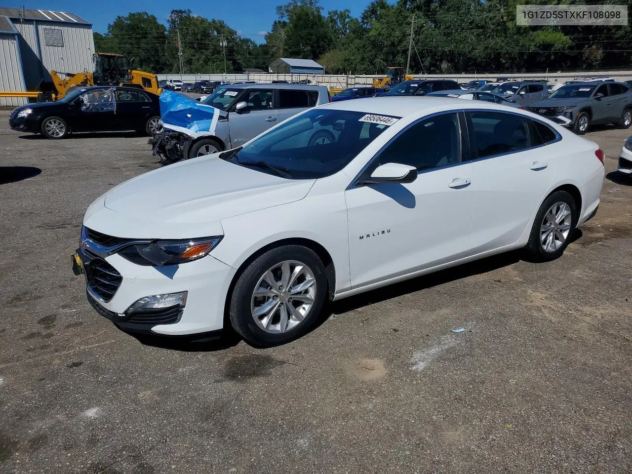 CHEVROLET MALIBU 2019, VIN 1G1ZD5STXKF108098